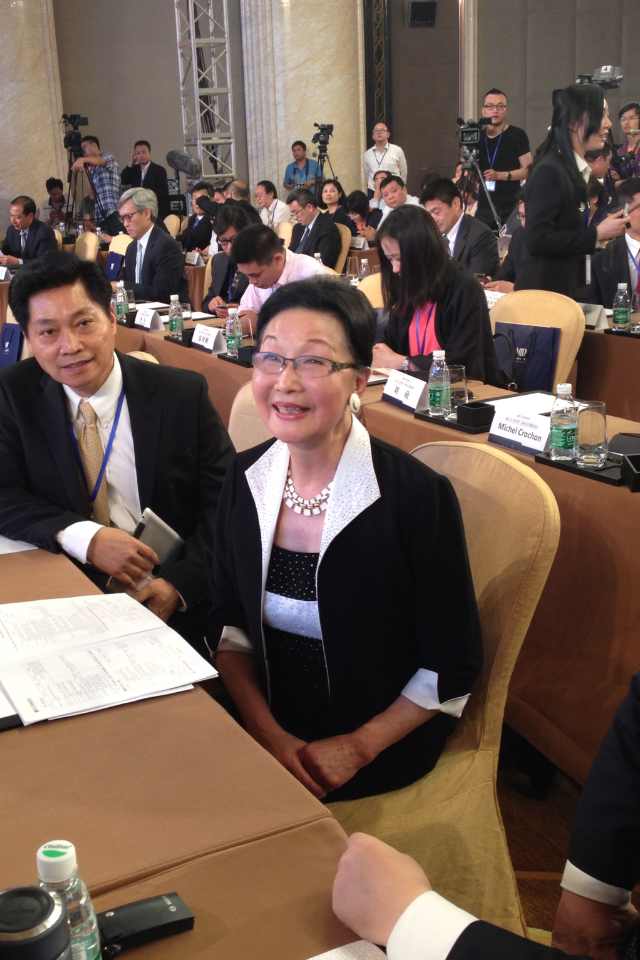 著名侨领方李邦琴女士出任长江商会名誉会长
